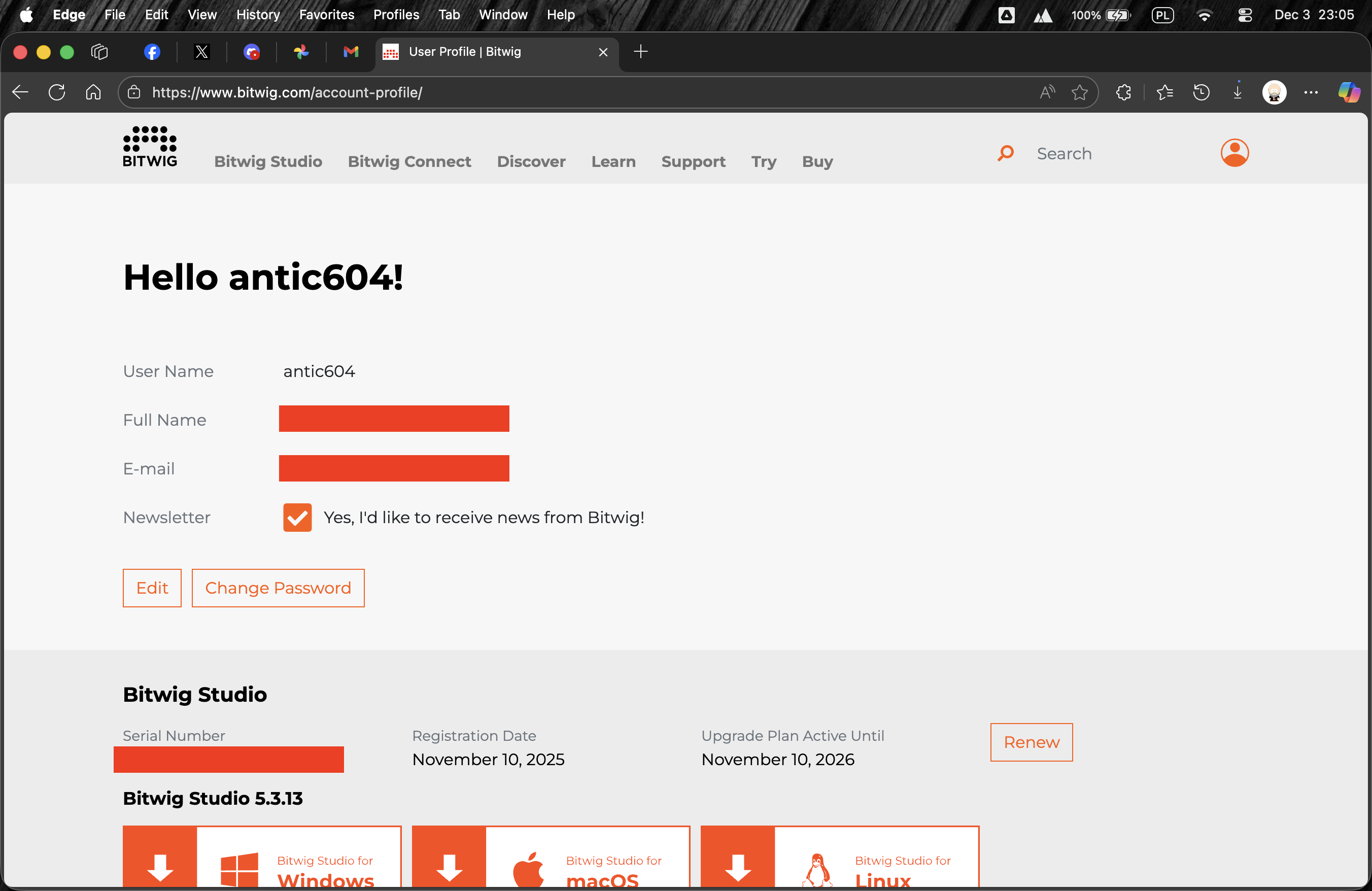 Bitwig Bitwig Studio 5.3/6.x